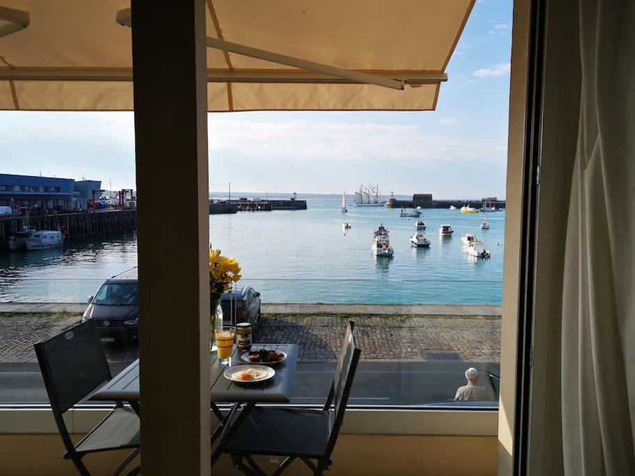 הוילה גראנוויל Charme Et Zenitude, Avec Vue Exceptionnelle Sur Le Port מראה חיצוני תמונה